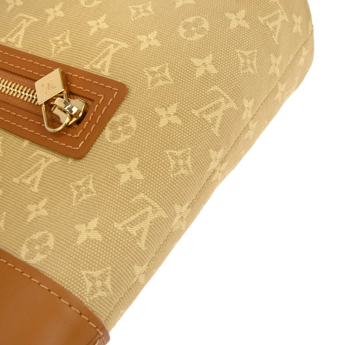 Louis Vuitton Beige Monogram Mini Lin Lucille PM Handbag