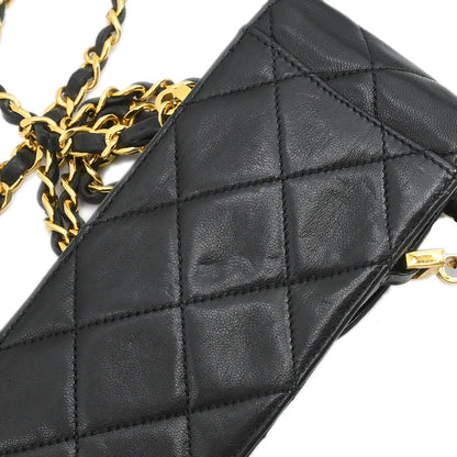 Chanel Black Folding Umbrella & Bag Set Small Good