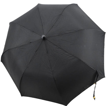 Chanel Black Folding Umbrella & Bag Set Small Good