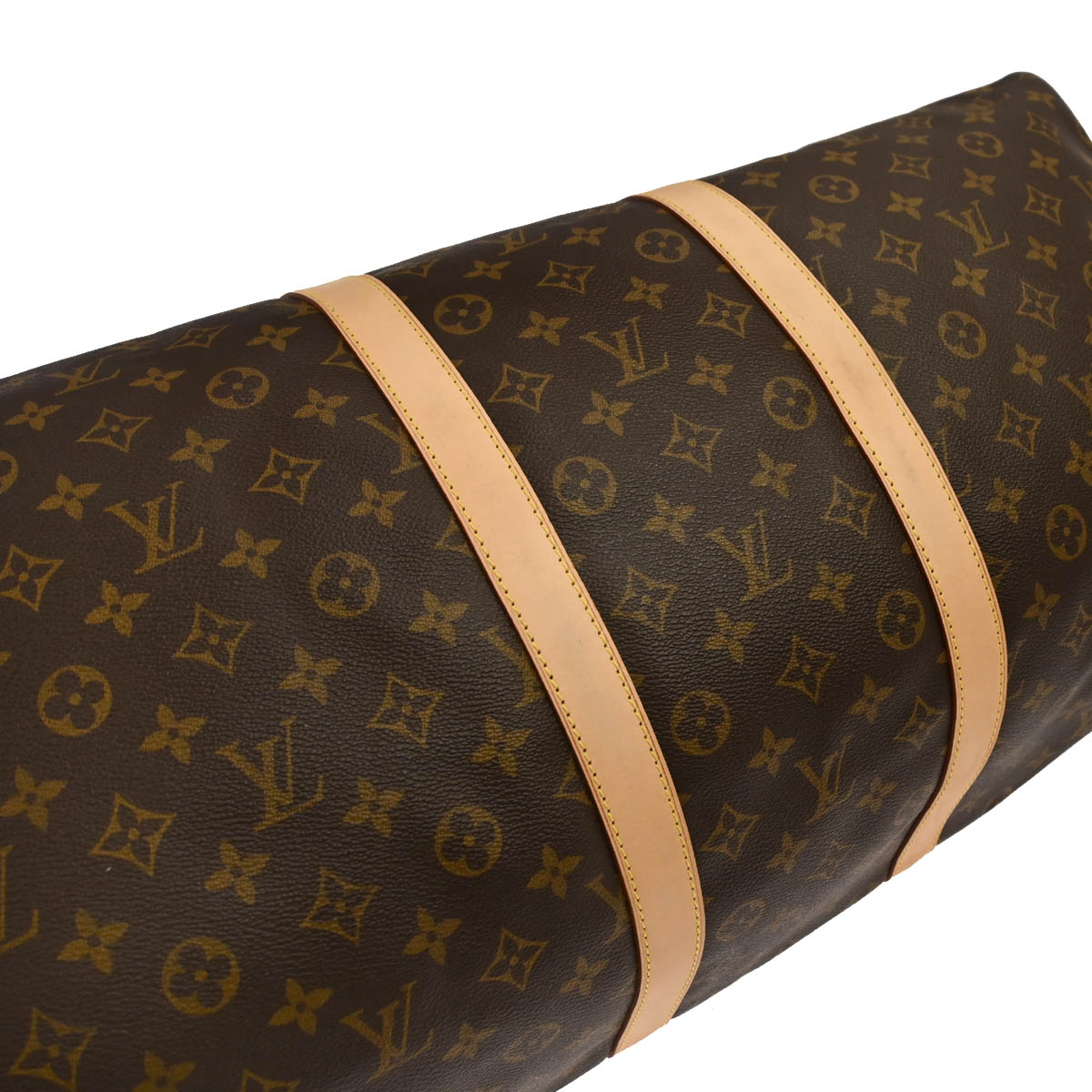 Louis Vuitton Monogram Keepall Bandouliere 55 Travel Bag
