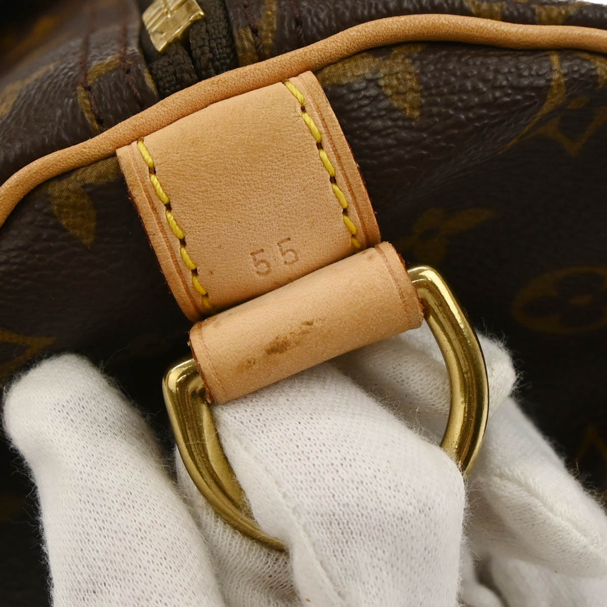 Louis Vuitton Monogram Keepall Bandouliere 55 Travel Bag