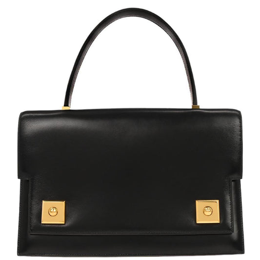 Hermes Black Box Calf Piano Handbag