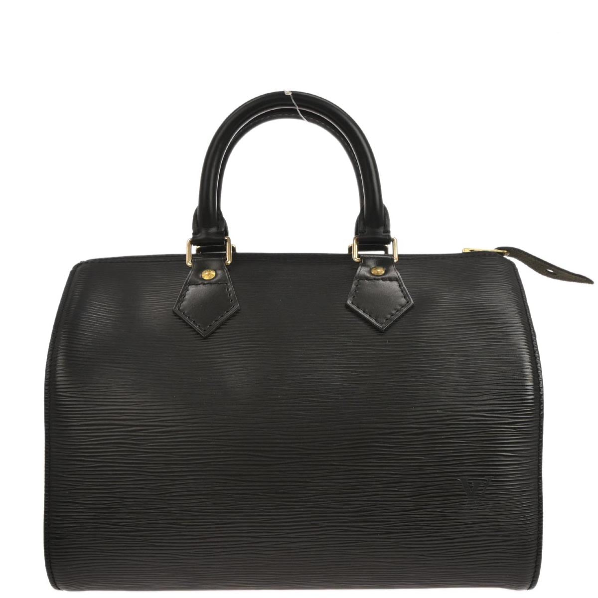 Louis Vuitton Black Epi Speedy 25 Handbag M43012