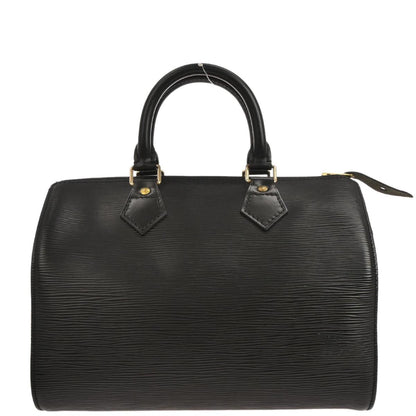 Louis Vuitton Black Epi Speedy 25 Handbag M43012
