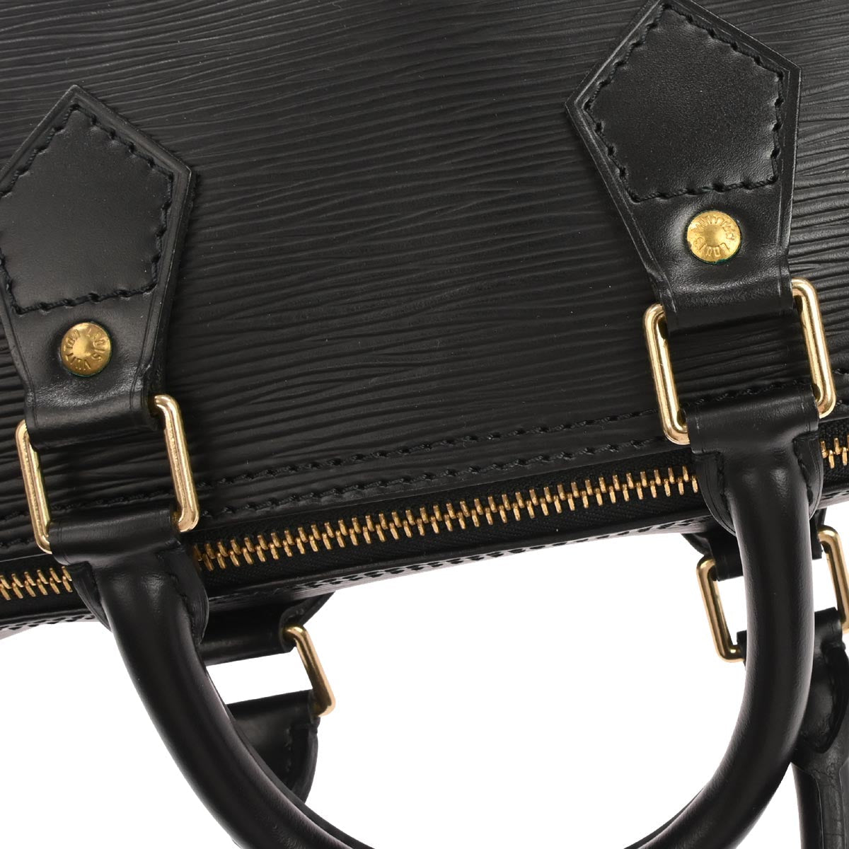 Louis Vuitton Black Epi Speedy 25 Handbag M43012