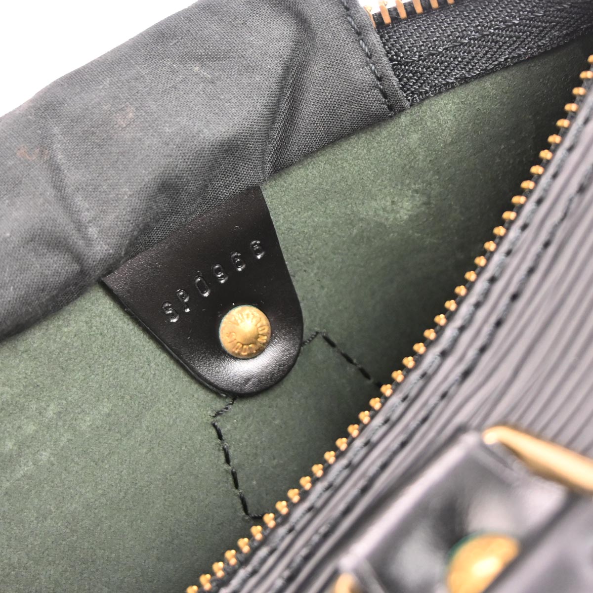 Louis Vuitton Black Epi Speedy 25 Handbag M43012