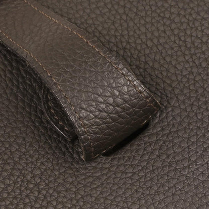 Hermes Chocolat Taurillon Clemence Evelyne 2 TGM Shoulder Bag