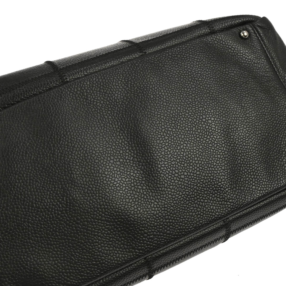 Chanel 2005-2006 Black Caviar Skin Choco Bar Handbag