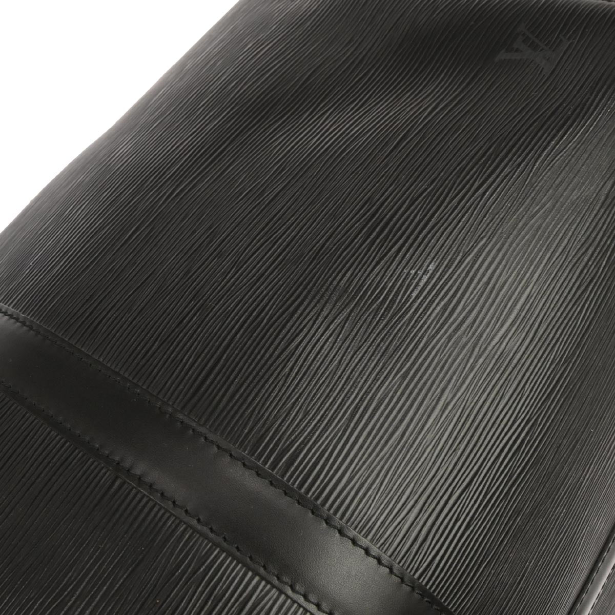 Louis Vuitton Black Epi Keepall 55 Travel Handbag M42952