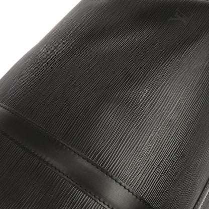 Louis Vuitton Black Epi Keepall 55 Travel Handbag M42952