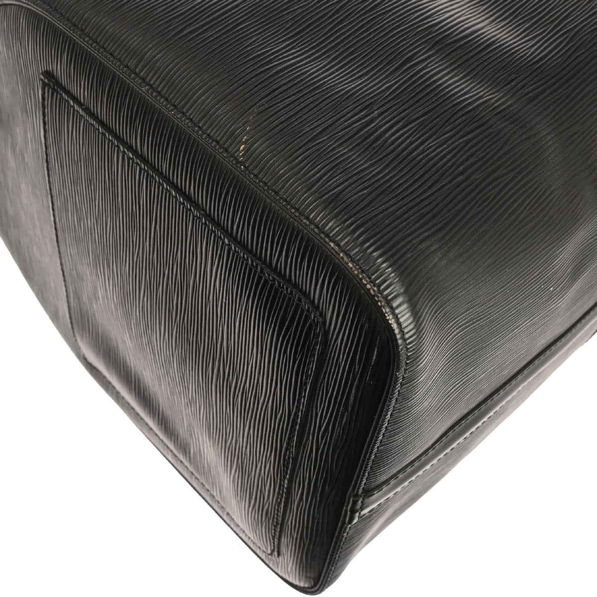 Louis Vuitton Black Epi Keepall 55 Travel Handbag M42952