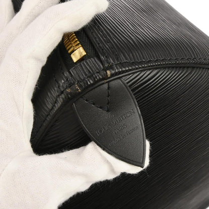 Louis Vuitton Black Epi Keepall 55 Travel Handbag M42952