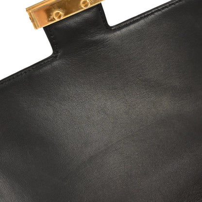 Hermes Black Box Calf Constance 23 Shoulder Bag