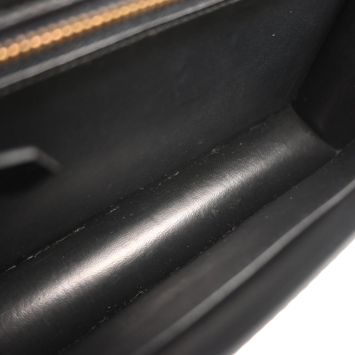 Hermes Black Box Calf Constance 23 Shoulder Bag