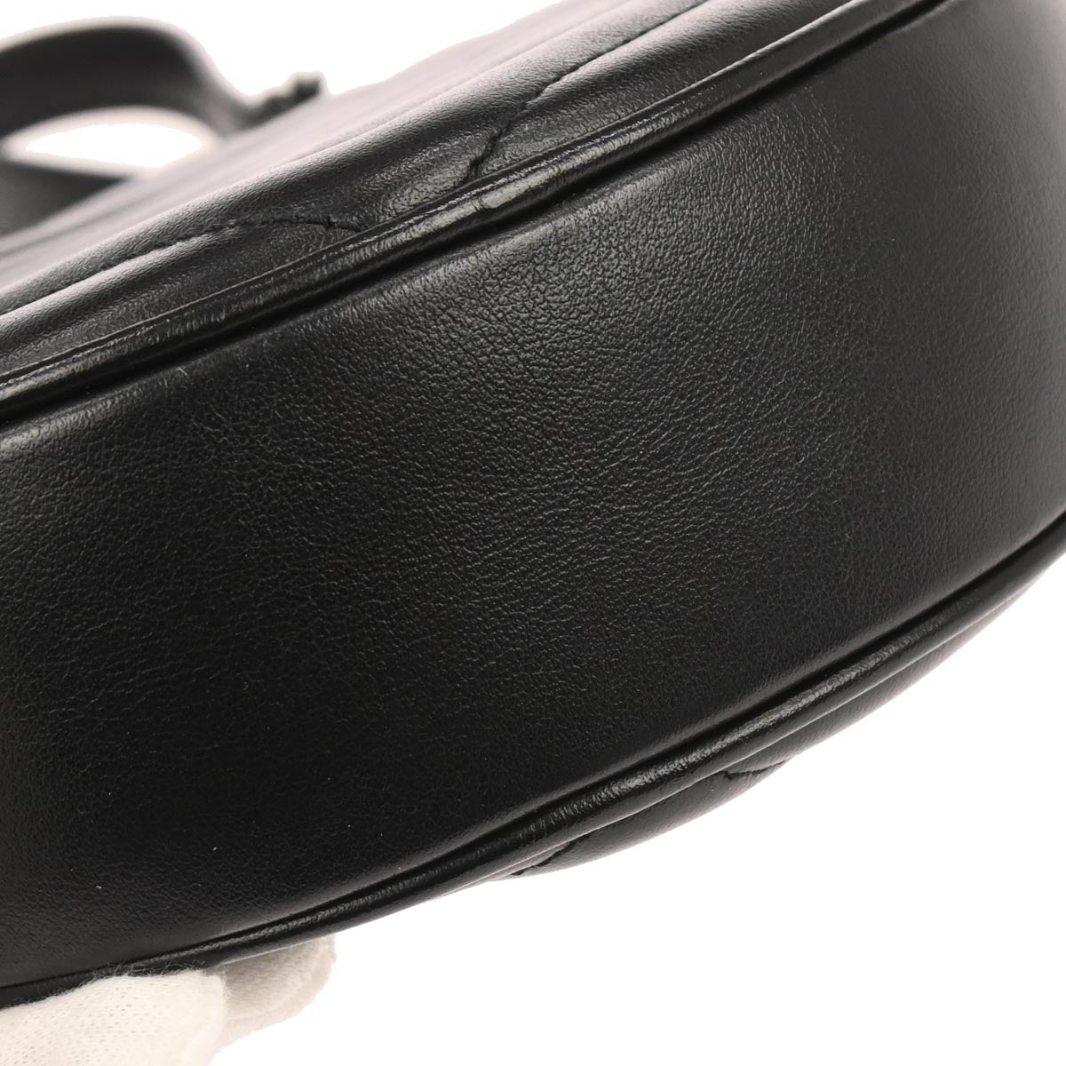 Saint Laurent Black Vinyle Shoulder Bag