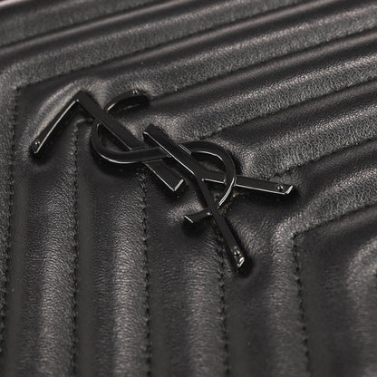 Saint Laurent Black Vinyle Shoulder Bag