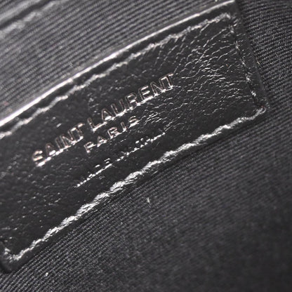 Saint Laurent Black Vinyle Shoulder Bag