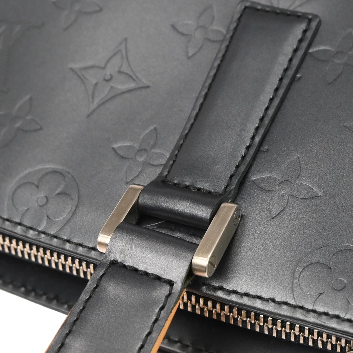 Louis Vuitton Blue Monogram Mat Stockton Tote Bag M55115