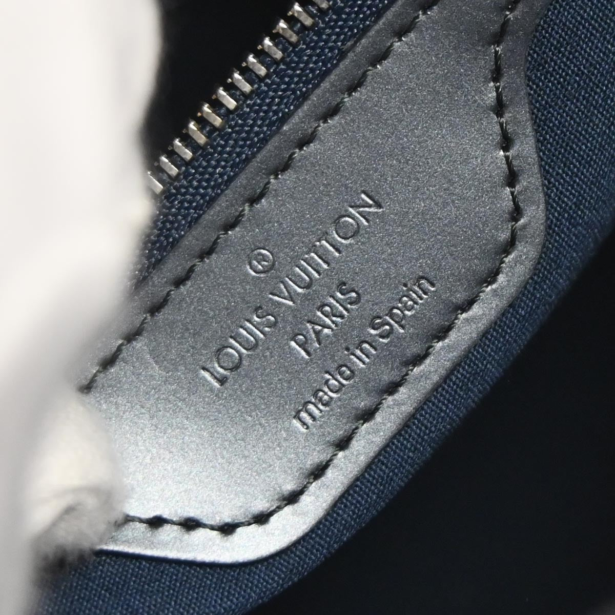 Louis Vuitton Blue Monogram Mat Stockton Tote Bag M55115