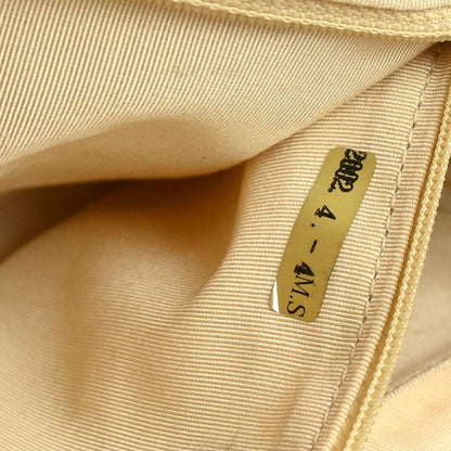 Chanel 2002-2003 Beige Caviar Skin Petite Timeless Tote PTT Chain Handbag