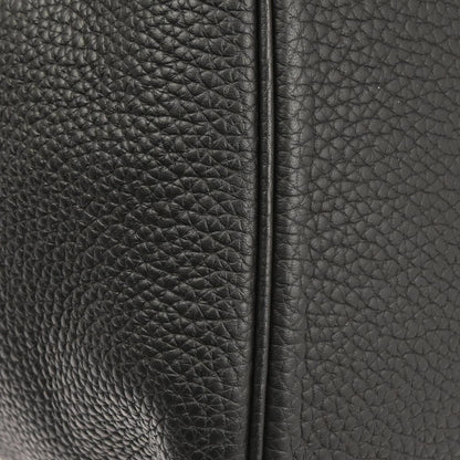 Hermes Black Taurillon Clemence Picotin Lock 22 MM Handbag