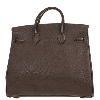 Hermes Chocolat Epsom Haut a Courroies 32 Handbag