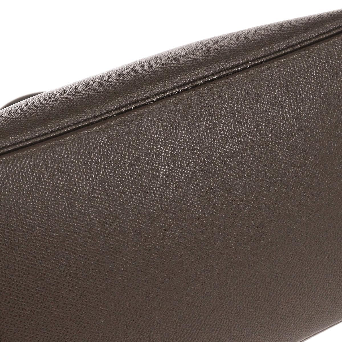Hermes Chocolat Epsom Haut a Courroies 32 Handbag