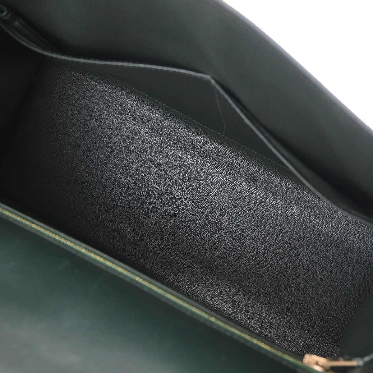 Hermes Vert Fonce Box Calf Kelly 32 Sellier 2way Shoulder Handbag