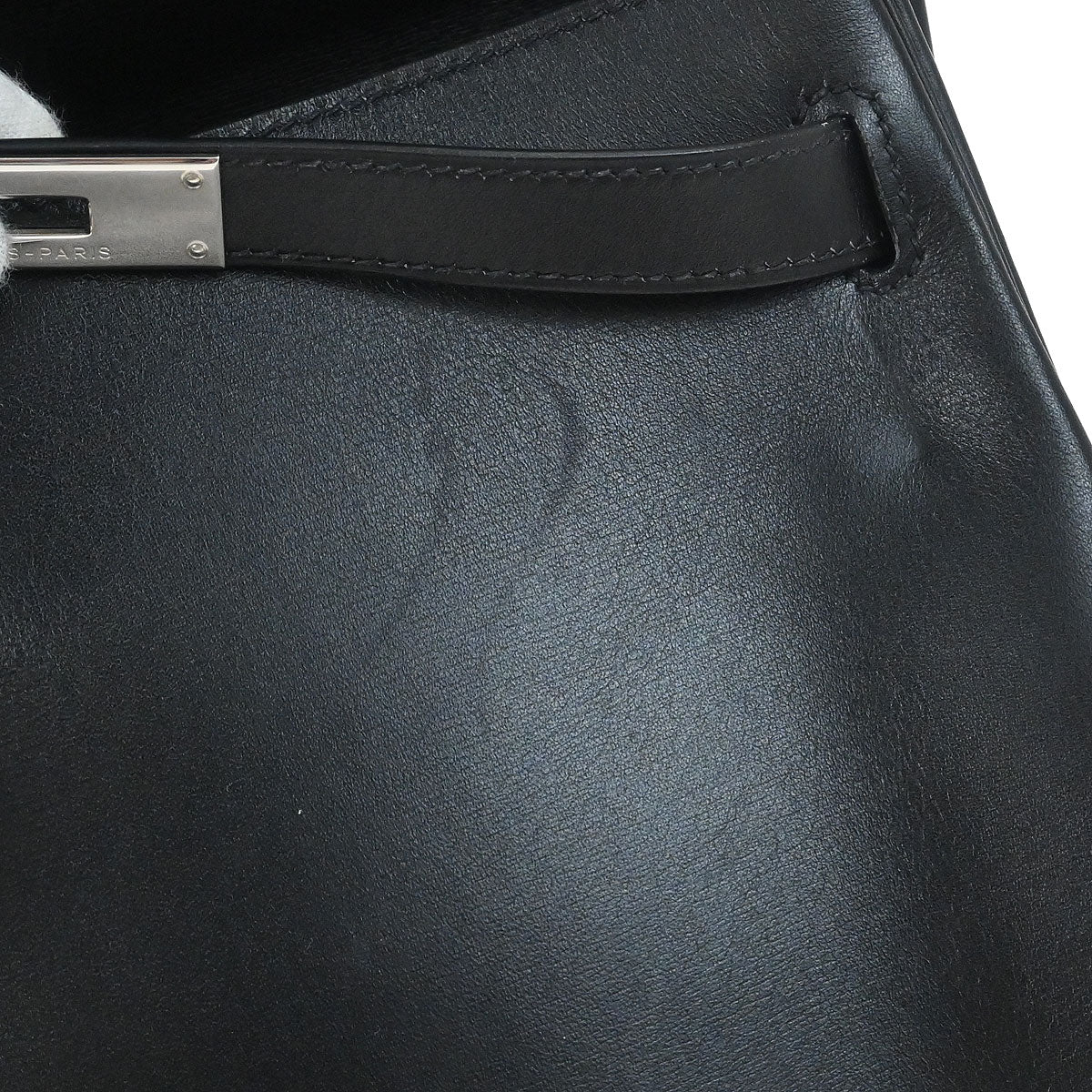 Hermes Black Box Calf Kelly 32 Retourne 2way Shoulder Handbag