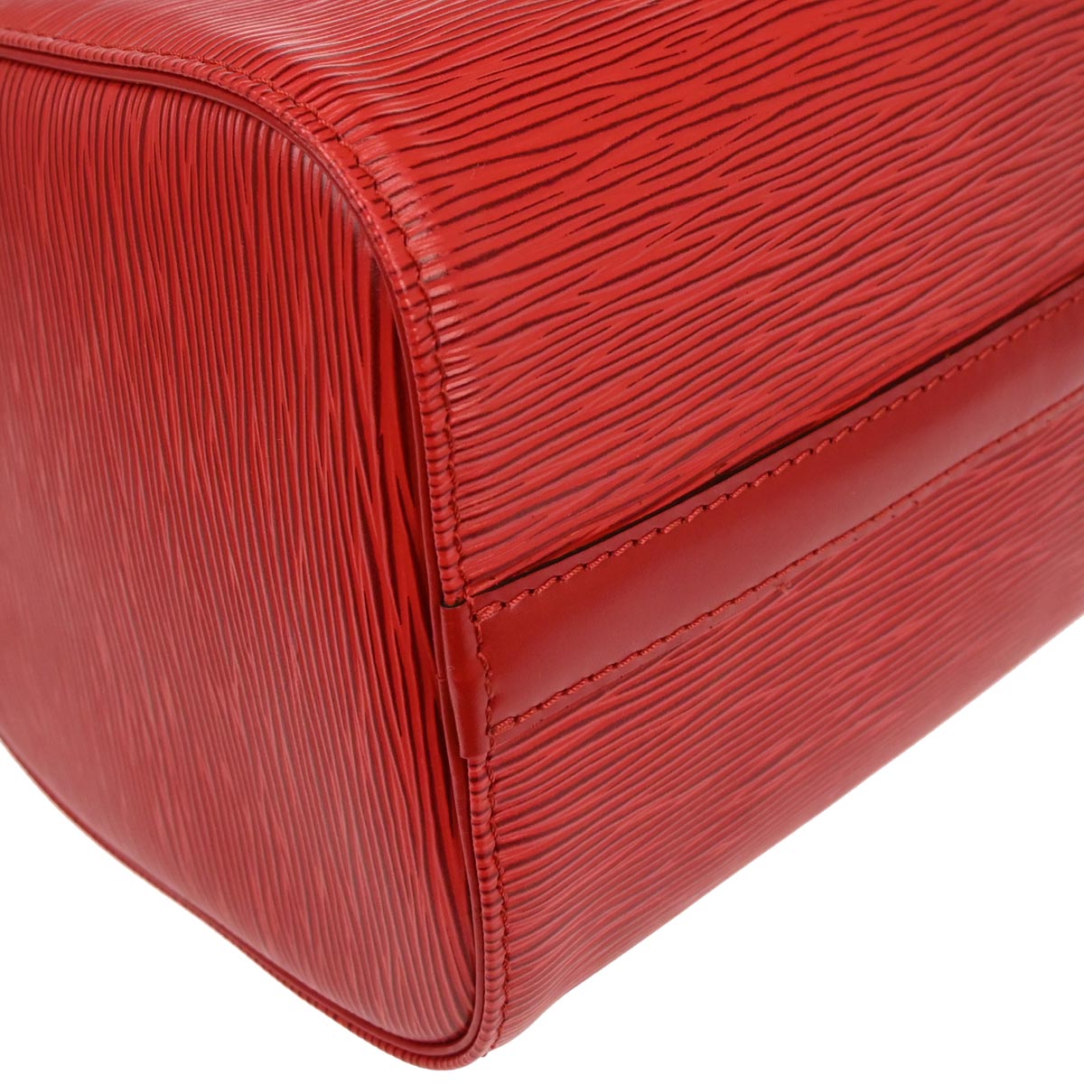 Louis Vuitton Red Epi Speedy 25 Handbag M43017