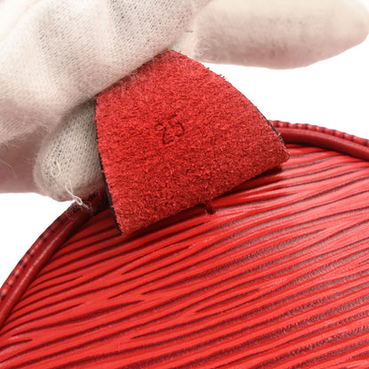 Louis Vuitton Red Epi Speedy 25 Handbag M43017