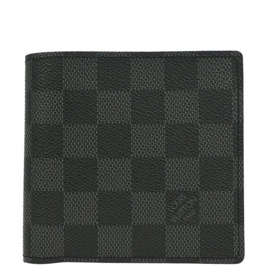 Louis Vuitton Damier Graphite Portefeuille Marco Wallet N62664