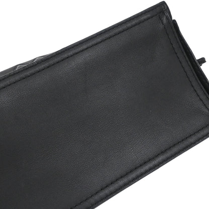 Loewe * Black Leather Shopper Tote Handbag