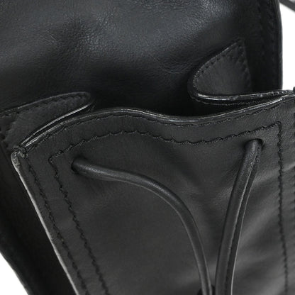 Loewe * Black Leather Shopper Tote Handbag