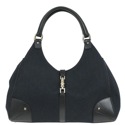 Gucci Black GG Jackie Handbag
