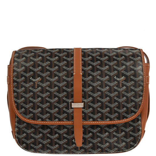 Goyard Black Belvedere MM Shoulder Bag