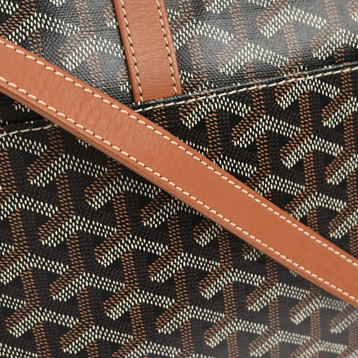 Goyard Black Belvedere MM Shoulder Bag