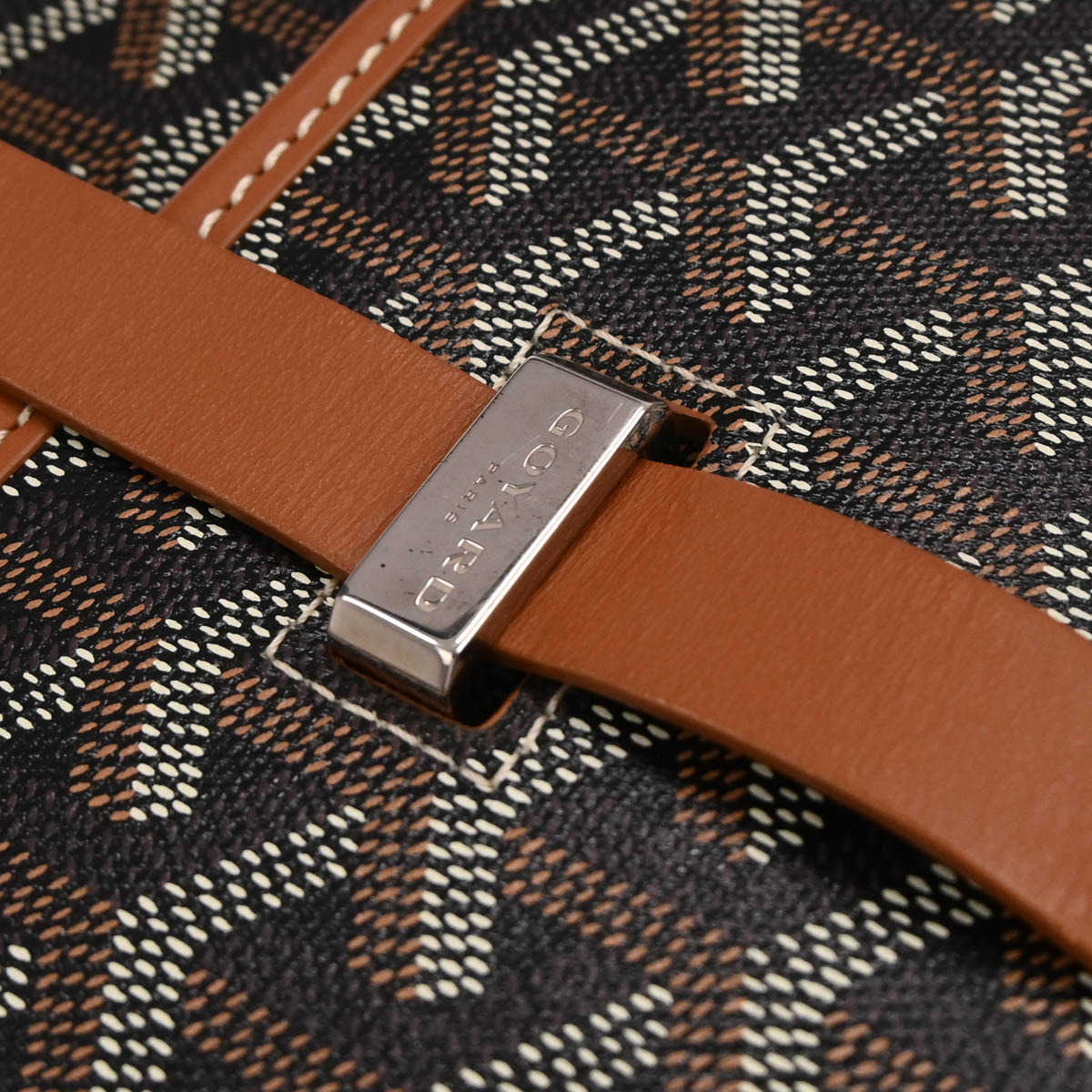 Goyard Black Belvedere MM Shoulder Bag