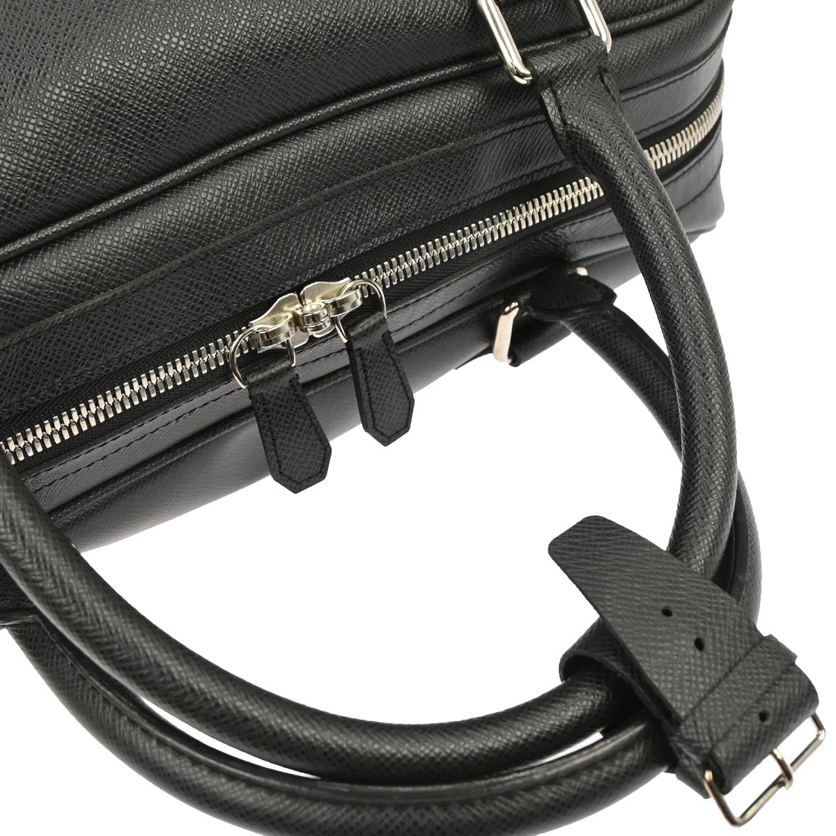 Louis Vuitton Black Taiga Stanislav Travel Handbag M31152