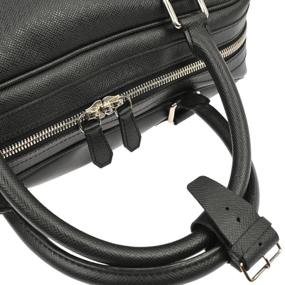 Louis Vuitton Black Taiga Stanislav Travel Handbag M31152