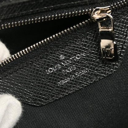 Louis Vuitton Black Taiga Stanislav Travel Handbag M31152