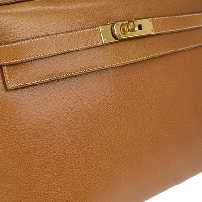Hermes Natural Pigskin Kelly 32 Sellier 2way Shoulder Handbag