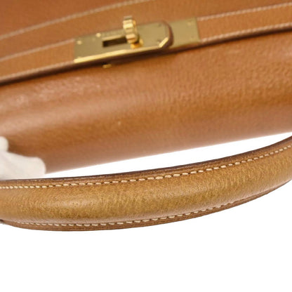 Hermes Natural Pigskin Kelly 32 Sellier 2way Shoulder Handbag