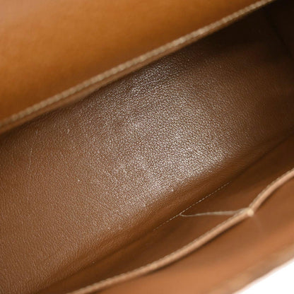 Hermes Natural Pigskin Kelly 32 Sellier 2way Shoulder Handbag