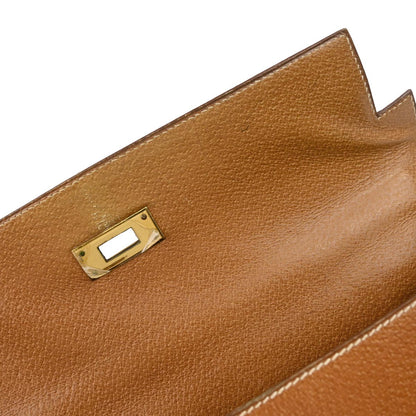 Hermes Natural Pigskin Kelly 32 Sellier 2way Shoulder Handbag