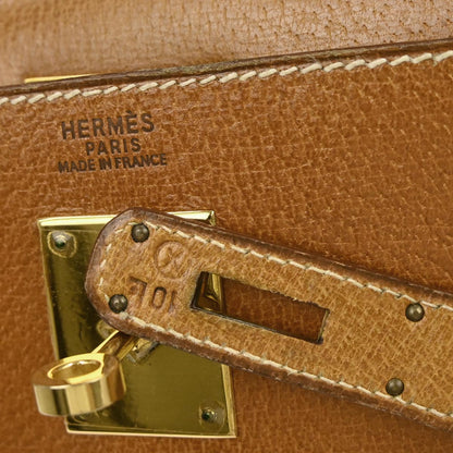 Hermes Natural Pigskin Kelly 32 Sellier 2way Shoulder Handbag