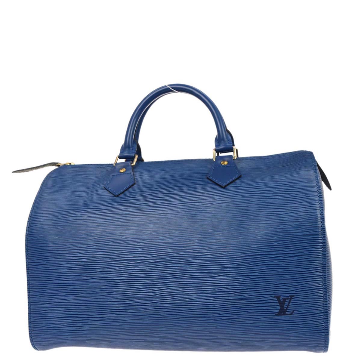 Louis Vuitton Blue Epi Speedy 30 Handbag M43005