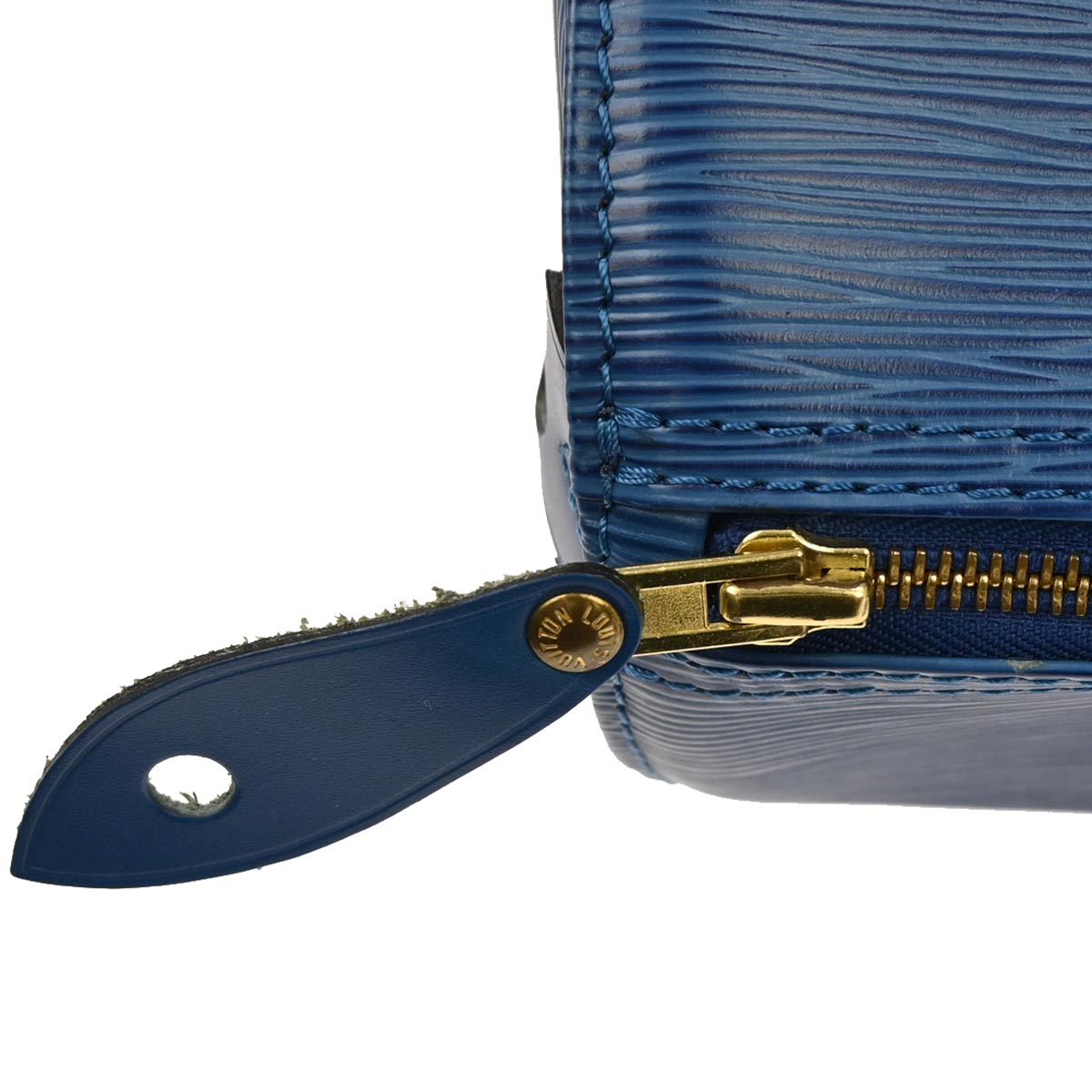 Louis Vuitton Blue Epi Speedy 30 Handbag M43005