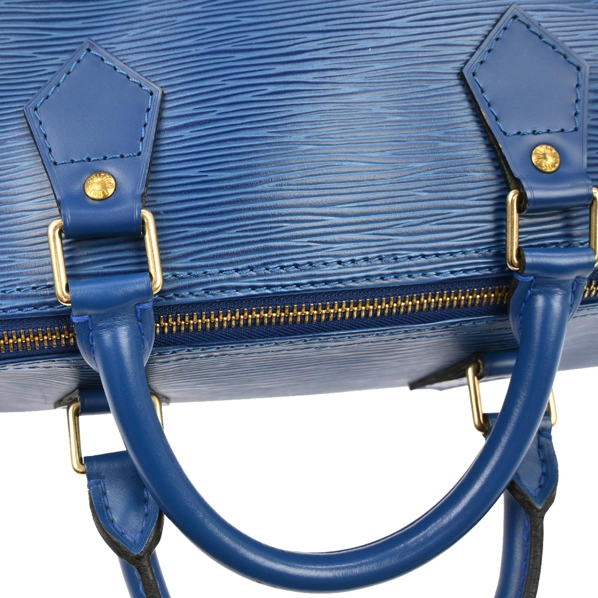 Louis Vuitton Blue Epi Speedy 30 Handbag M43005