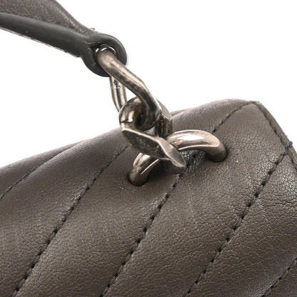 Saint Laurent Gray College 2way Shoulder Handbag